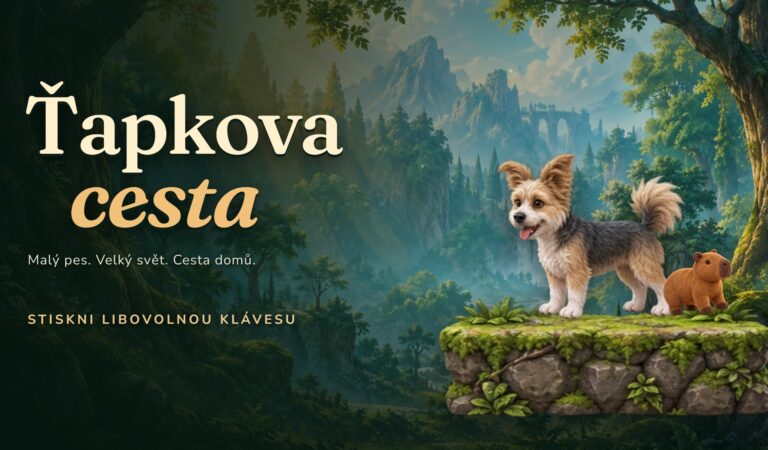 Ťapkova cesta – úvodní obrazovka hry